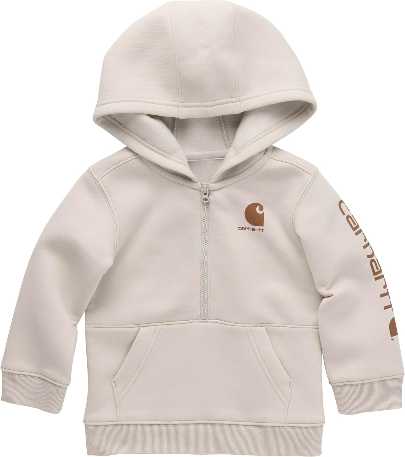 Carhartt Boys' Long-Sleeve Half-Zip Hooded Sweatshirt
